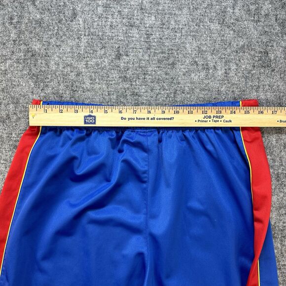 Nascar Women's Track Pants 14 16 Blue Red Embroidered Drawstring Racing Stripe - Picture 7 of 10
